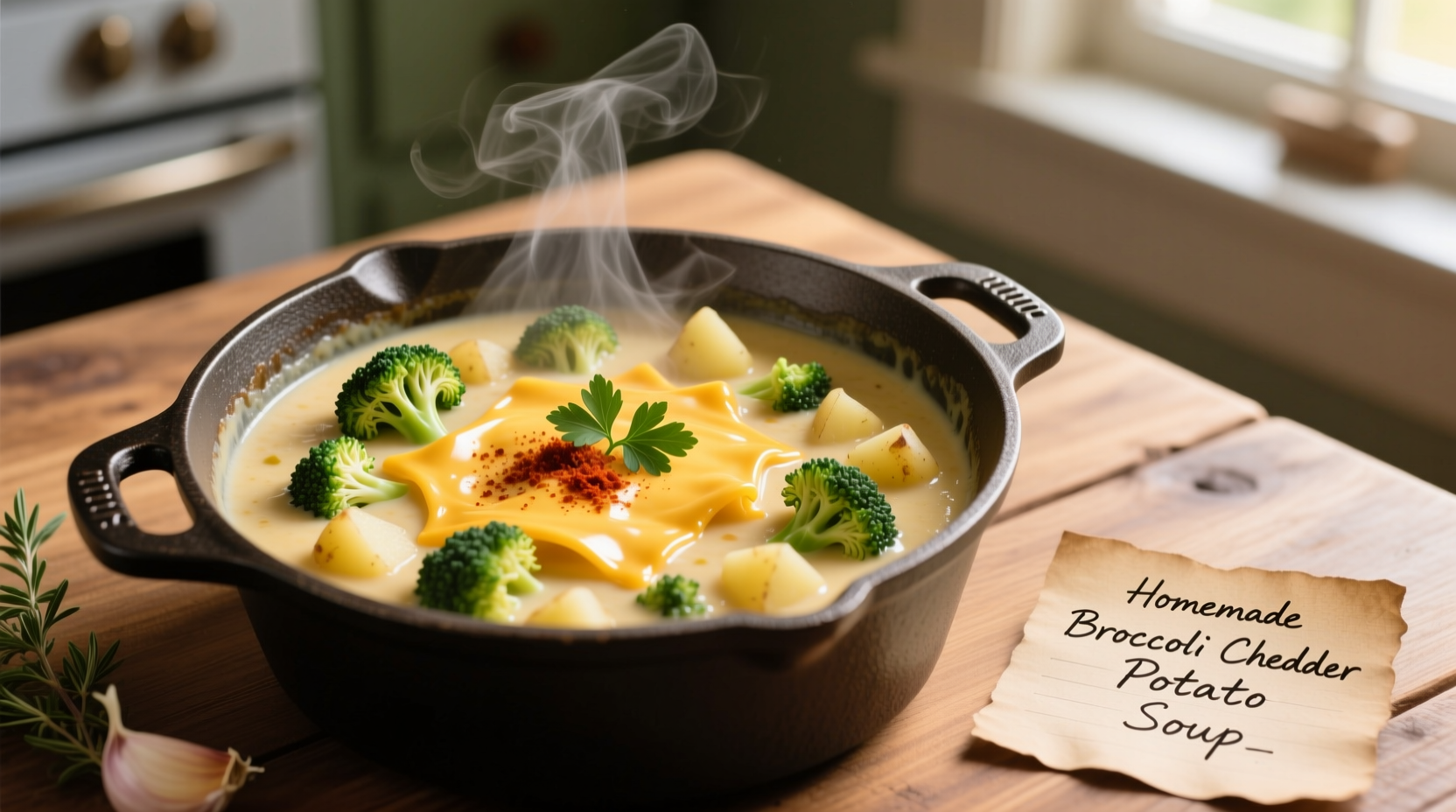 Perfect Broccoli Cheddar Potato Soup Recipe in 45 Minutes