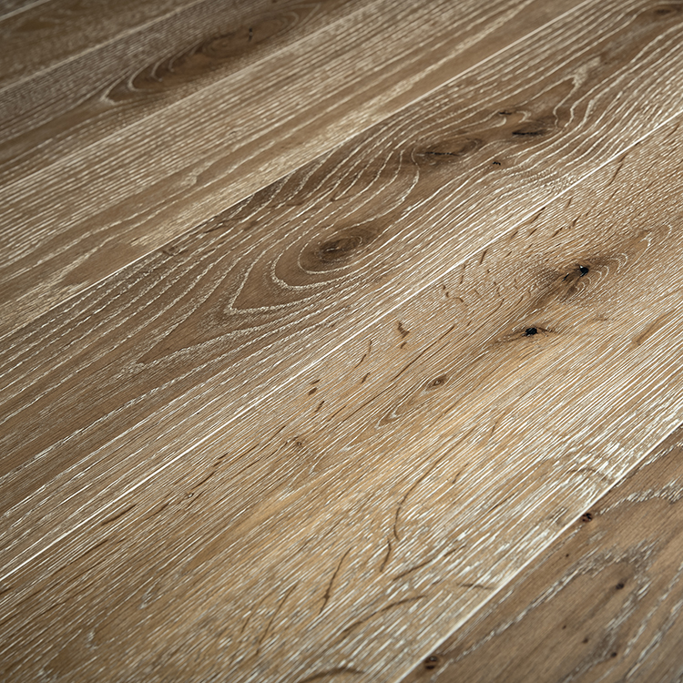 European oak waterborne glaze cured finish multilayer  oak engineered wood flooring