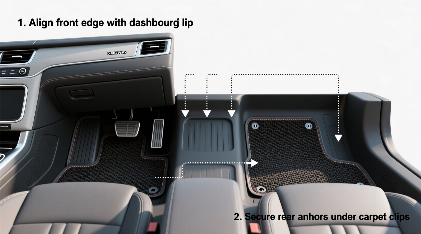 How to Install Discovery Sport Floor Mats Correctly