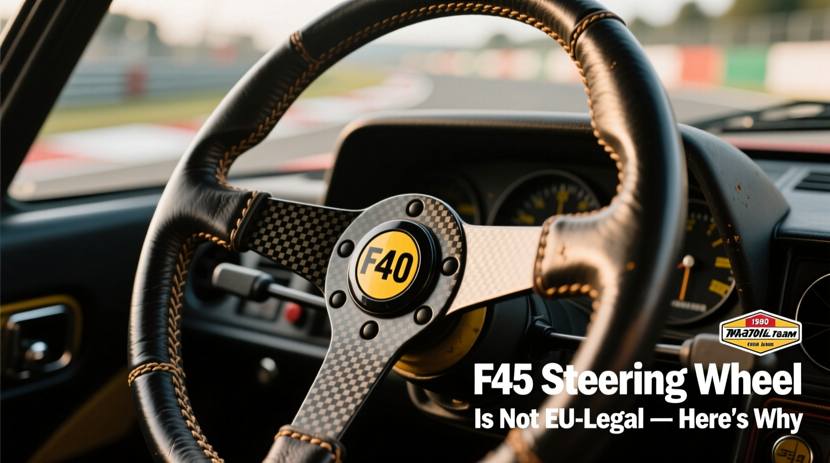 f40 steering wheel eu legality