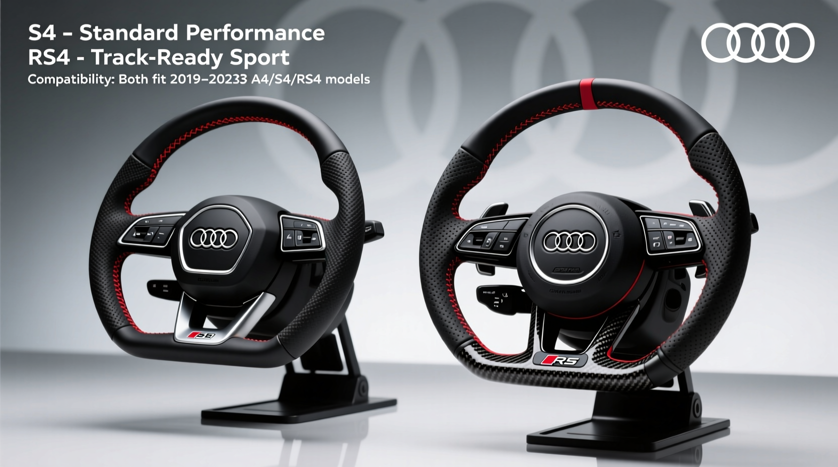 s4 vs rs4 steering wheel