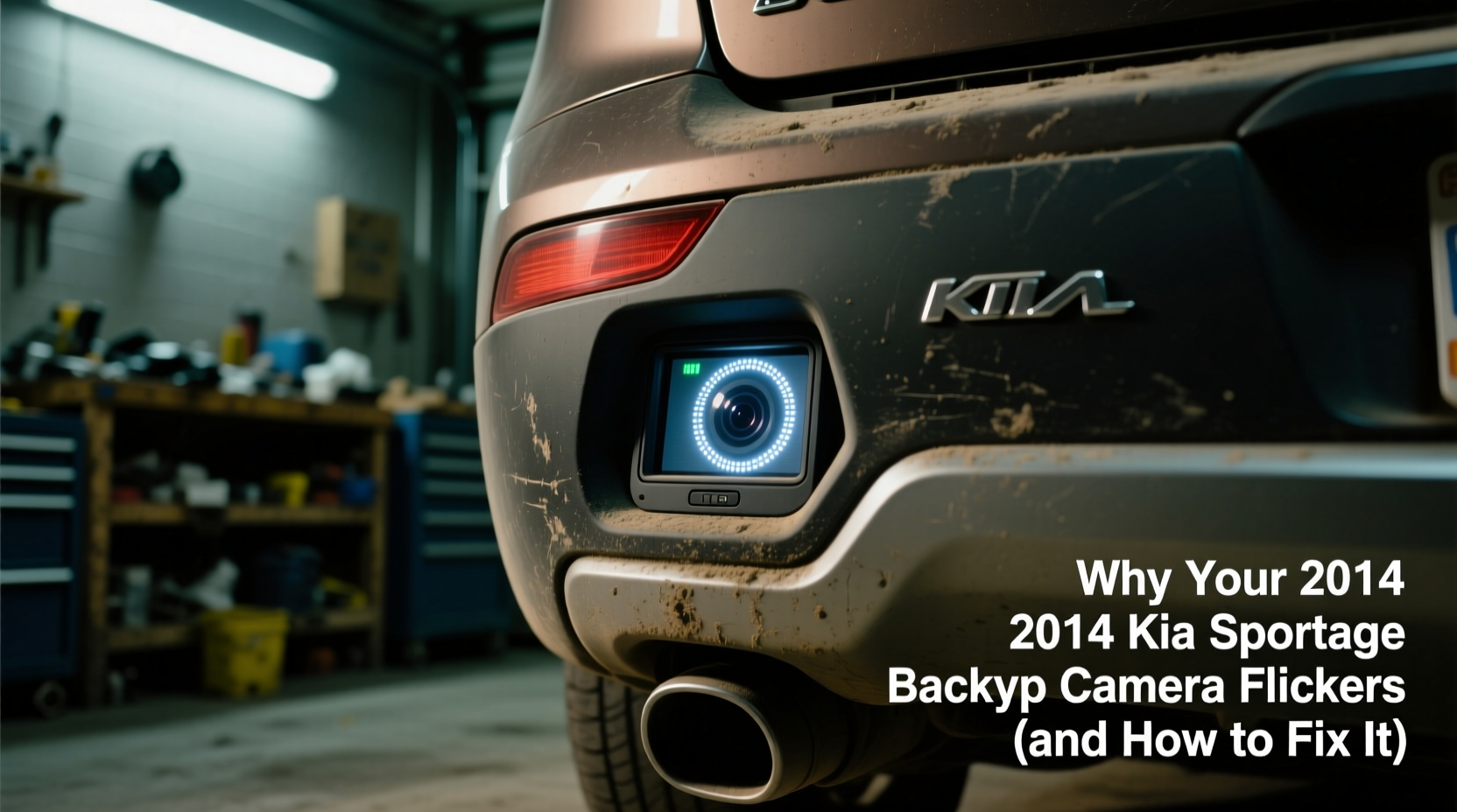 sportage 2014 backup camera flicker