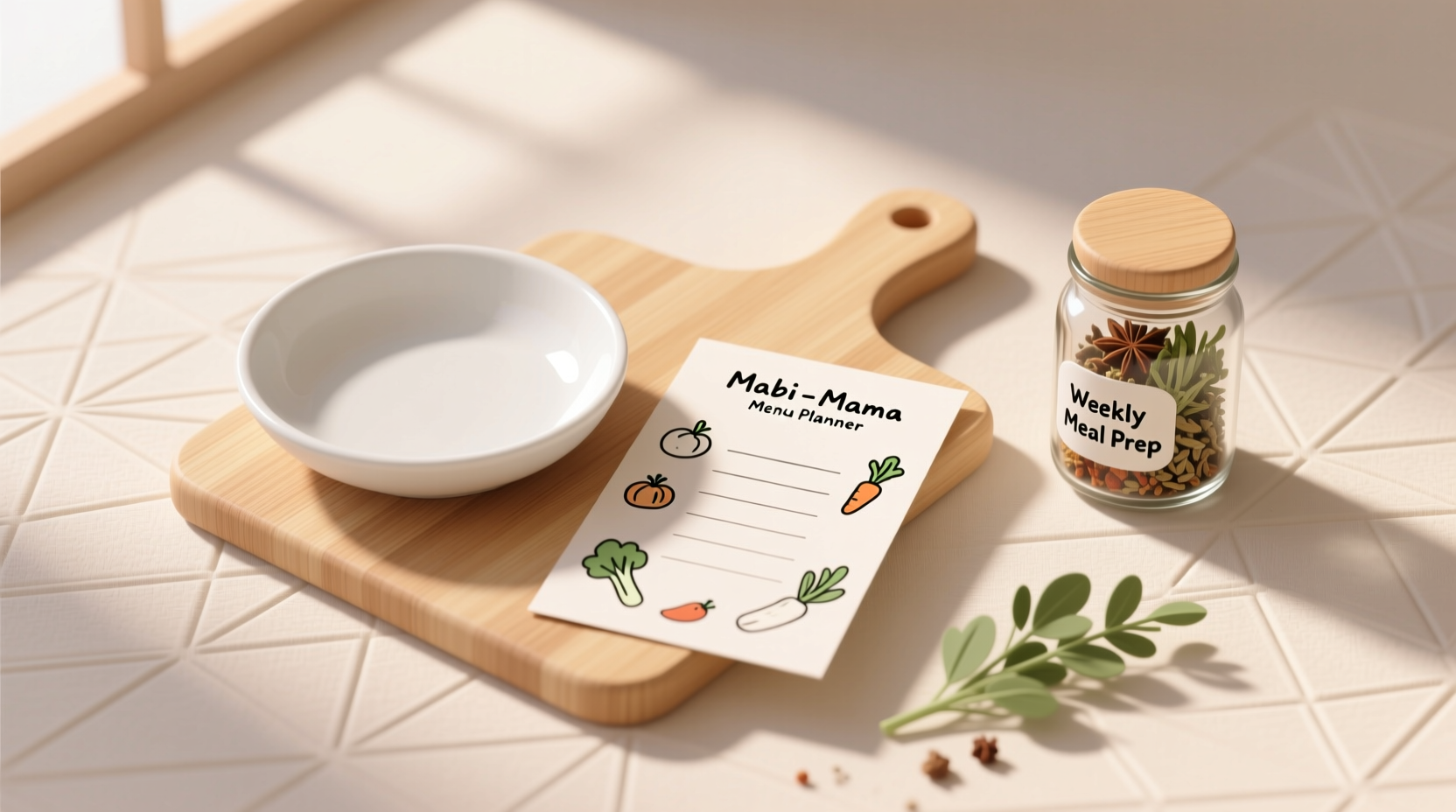 clean mama menu planner