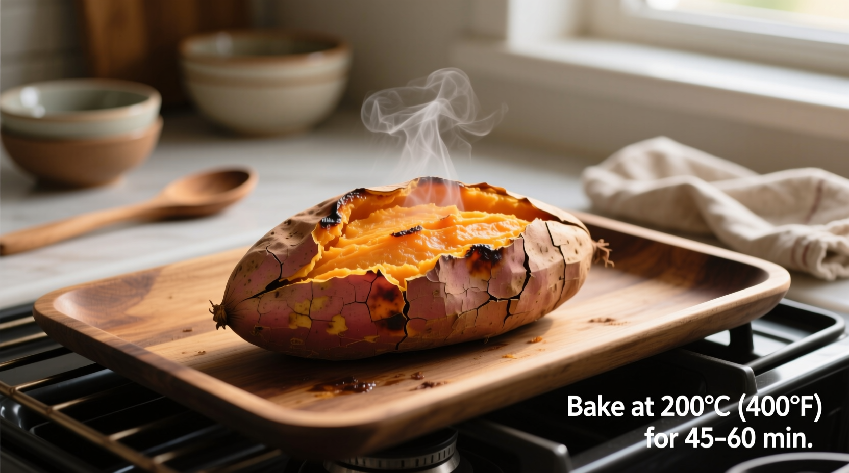 how to bake sweet potato in oven