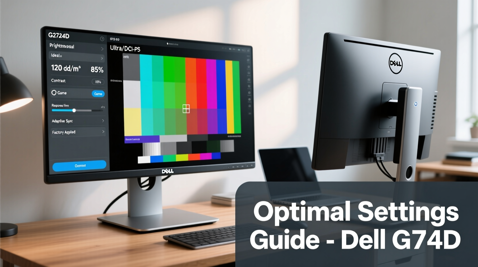 dell g2724d best settings guide for optimal use and calibration