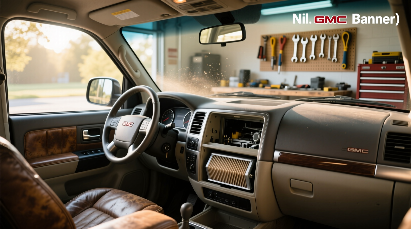 Cabin air filter location in a 2006 GMC Sierra 1500