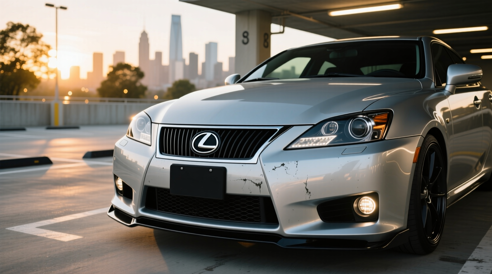 How to Replace or Upgrade a 2007 Lexus IS250 Front Bumper