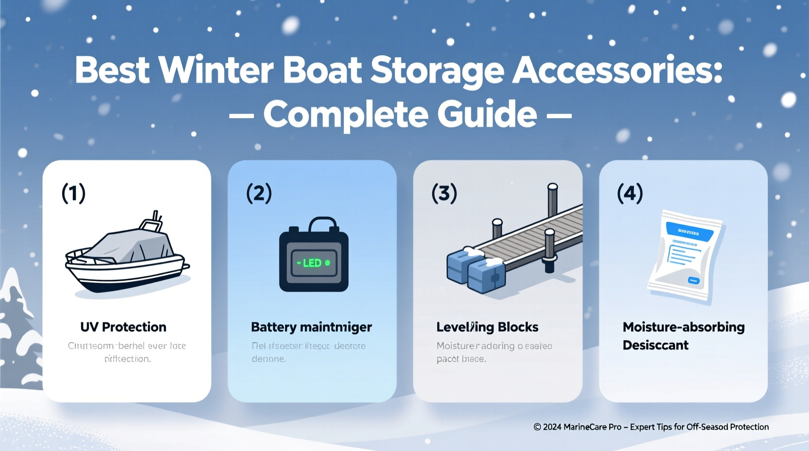 winter boat storage accessories