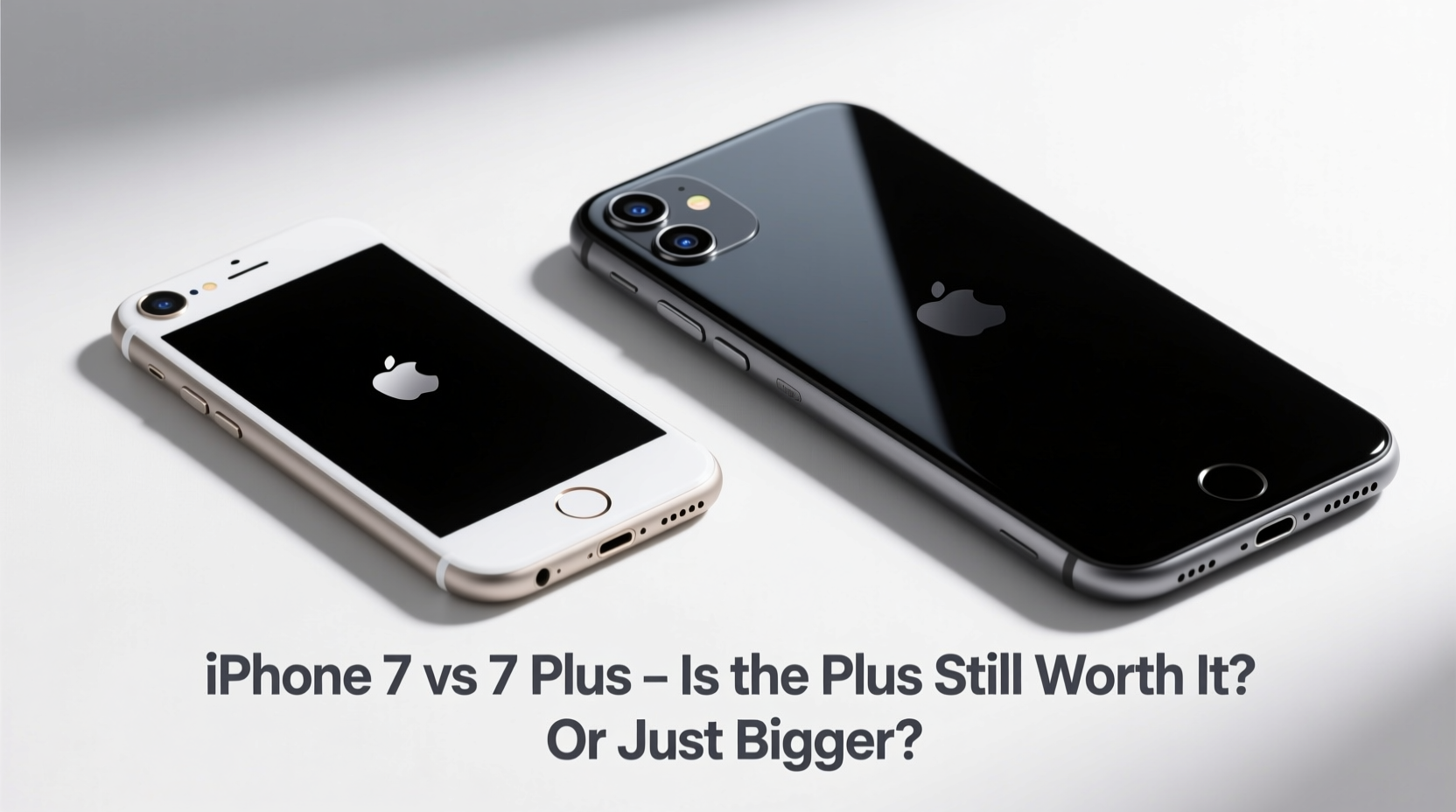 iphone 7 vs 7 plus is the plus still worth it or just bigger