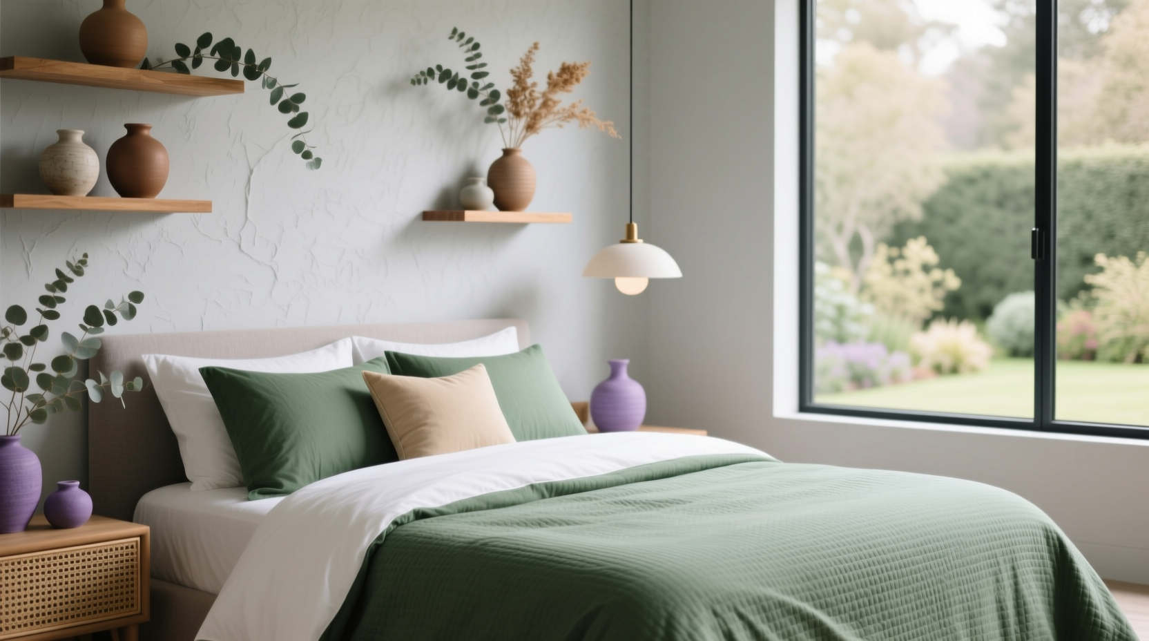 What Colors Go with Sage Green Bedding?