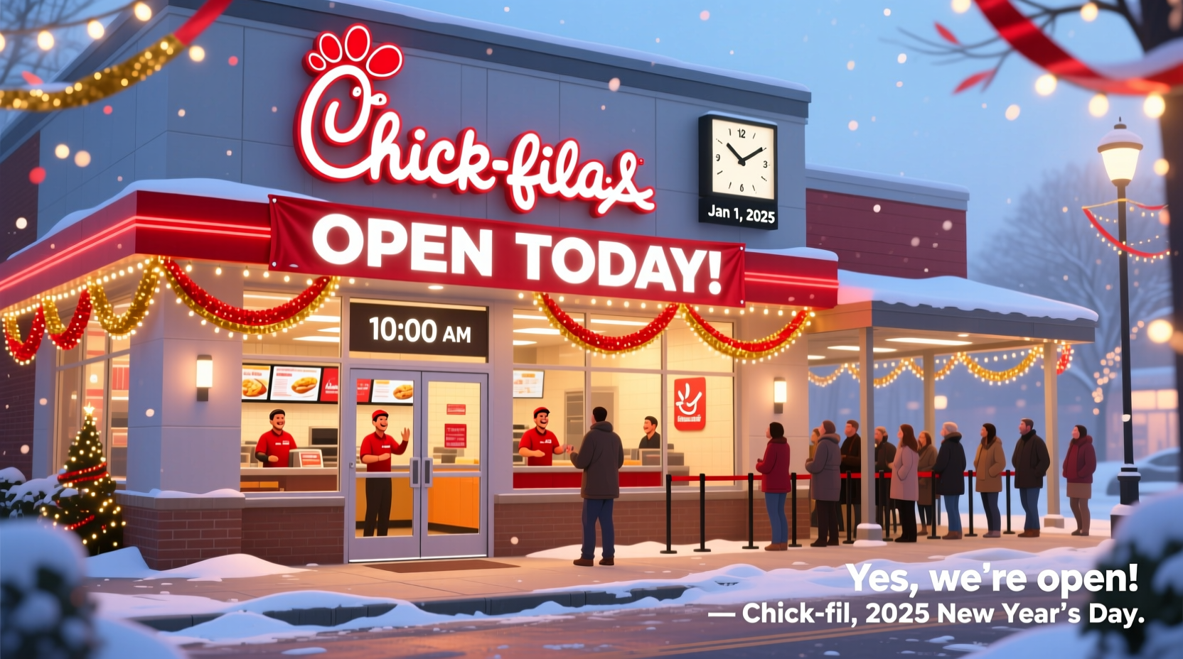 is nuggets open om new year