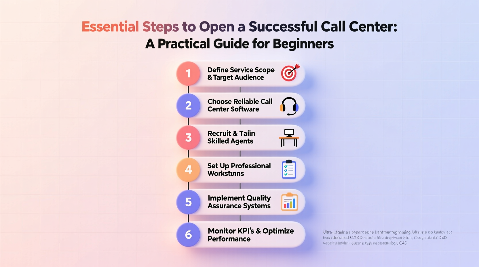 essential steps to open a successful call center a practical guide for beginners