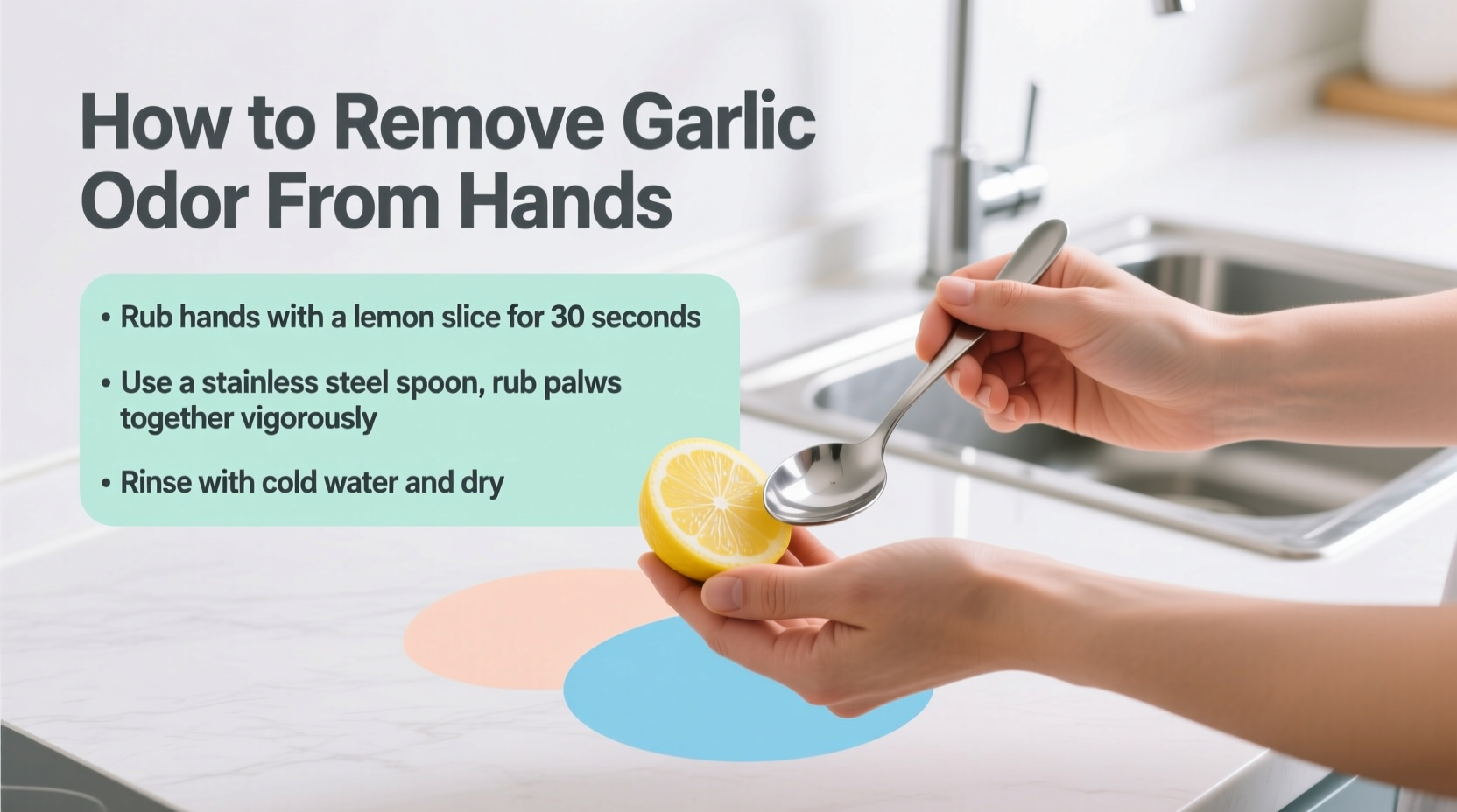 How to Remove Garlic Smell from Hands: 7 Proven Methods