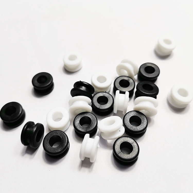 平底锥型橡胶索环o型橡胶护套单面橡胶圈圆孔插座护套