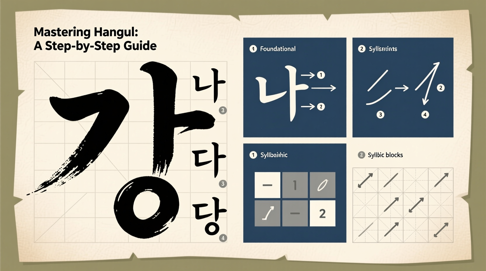 mastering hangul a step by step guide to writing korean characters with confidence