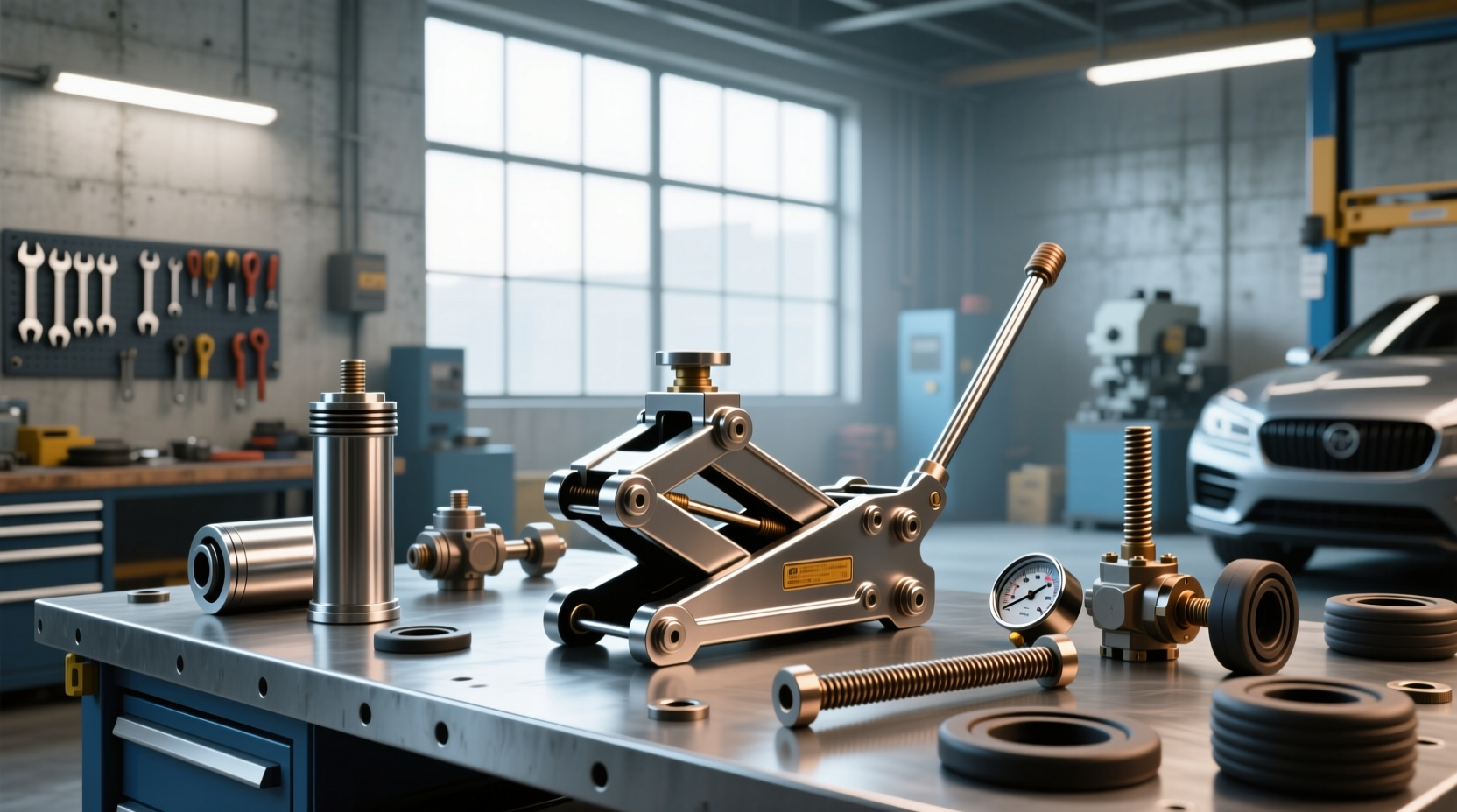What Are the Main Hydraulic Car Jack Parts and How to Repair Them?
