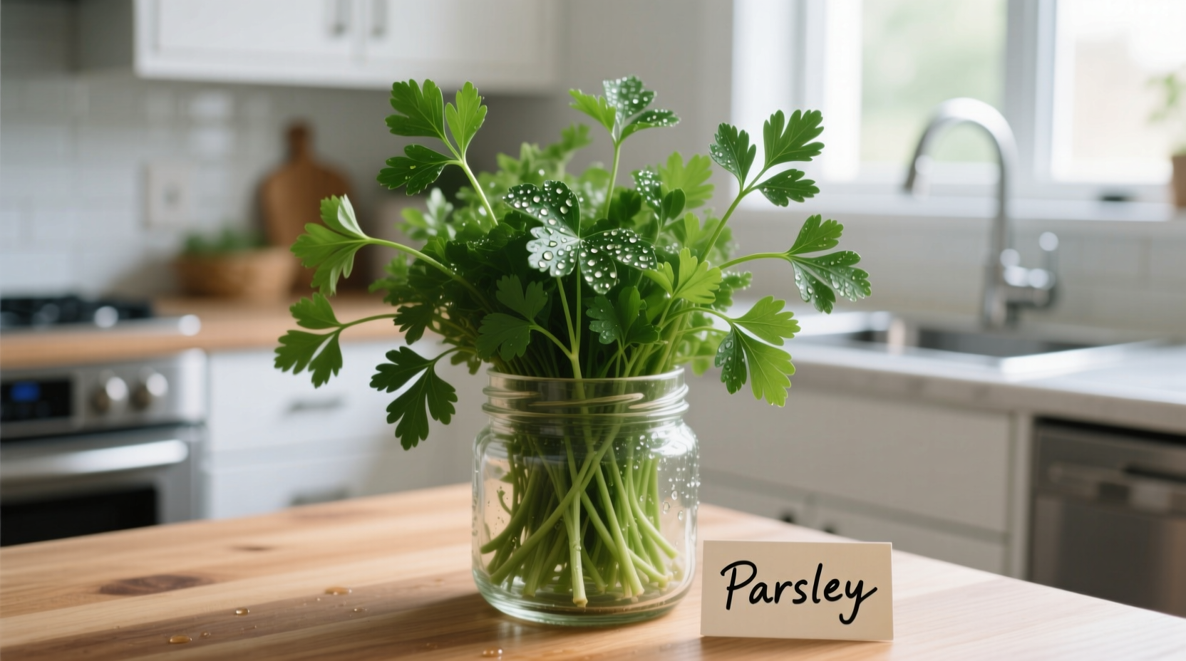 how do you store parsley