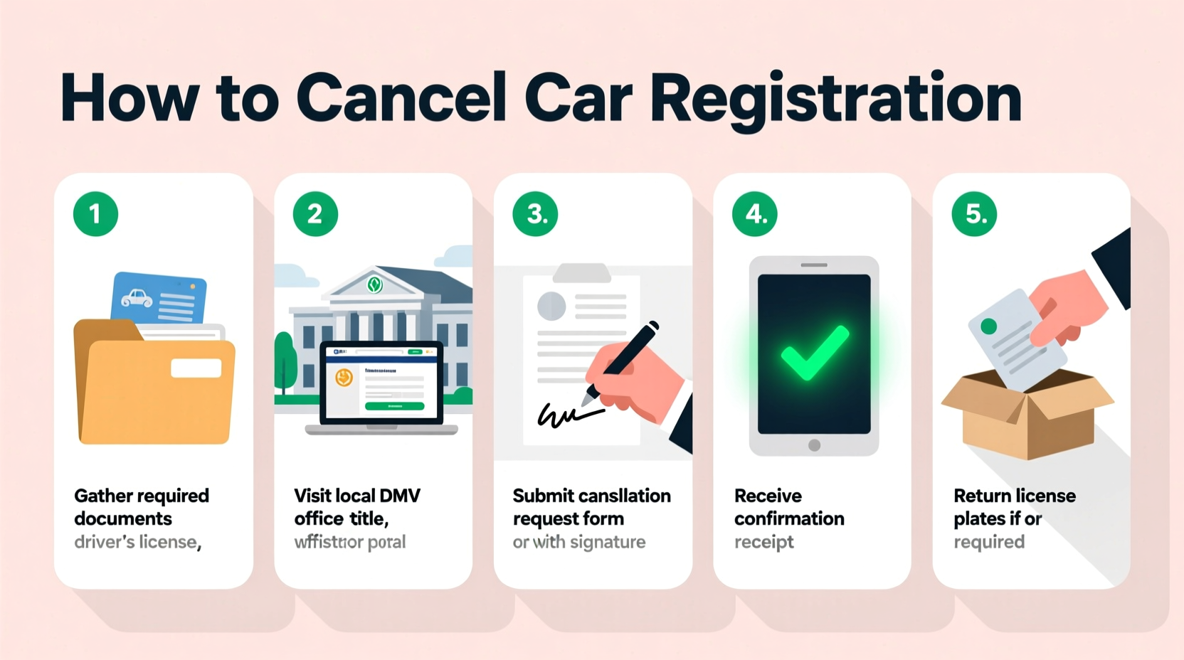 how do i cancel car registration