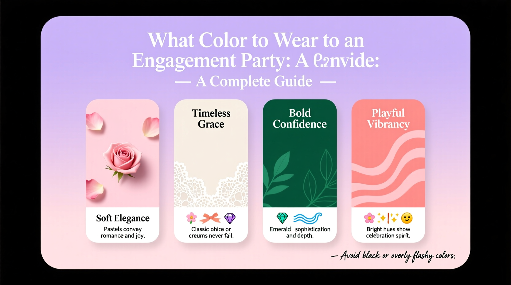 Skip the color wheel—here’s what to wear to an engagement party without stealing the spotlight