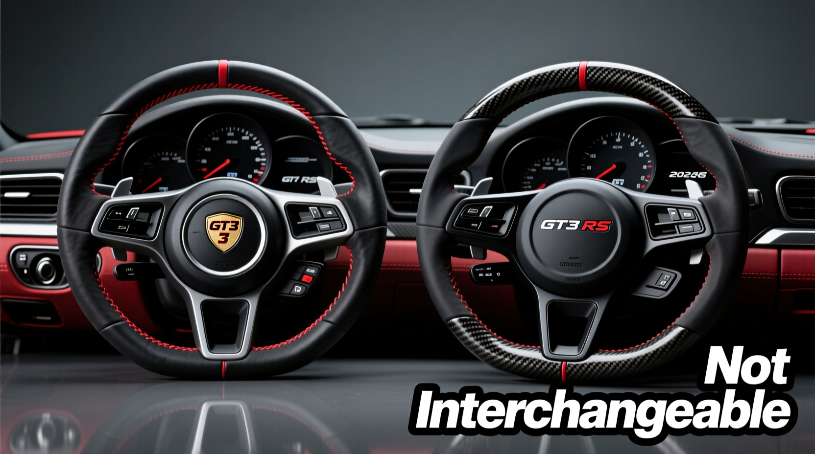 gt3 vs gt3rs steering wheel 2026