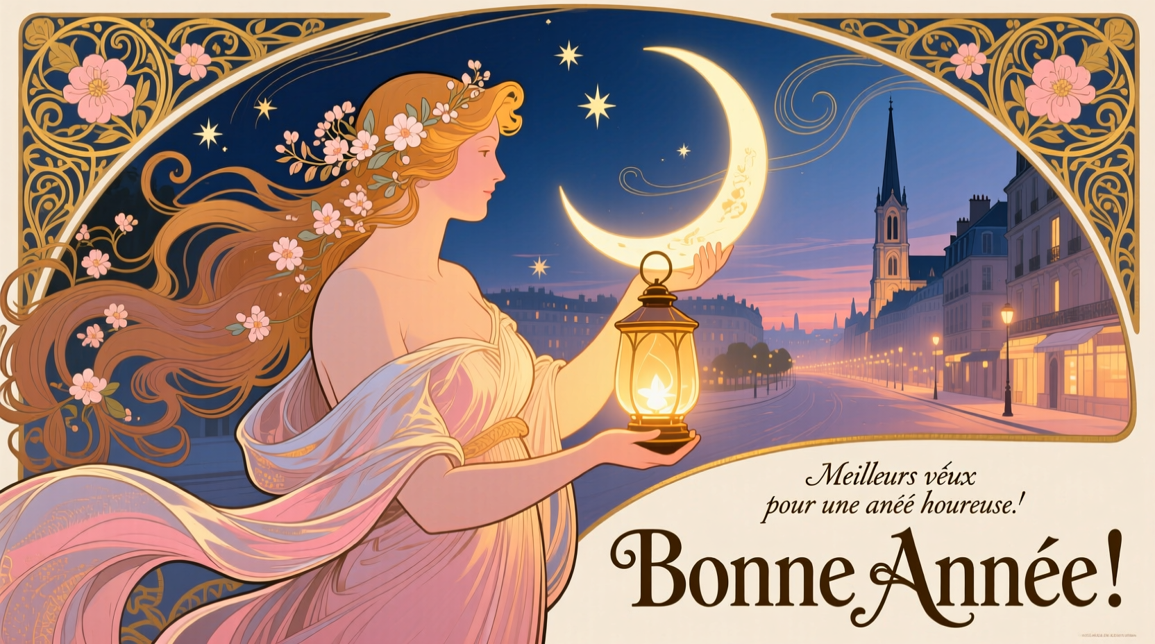 how do you wish happy new year in french