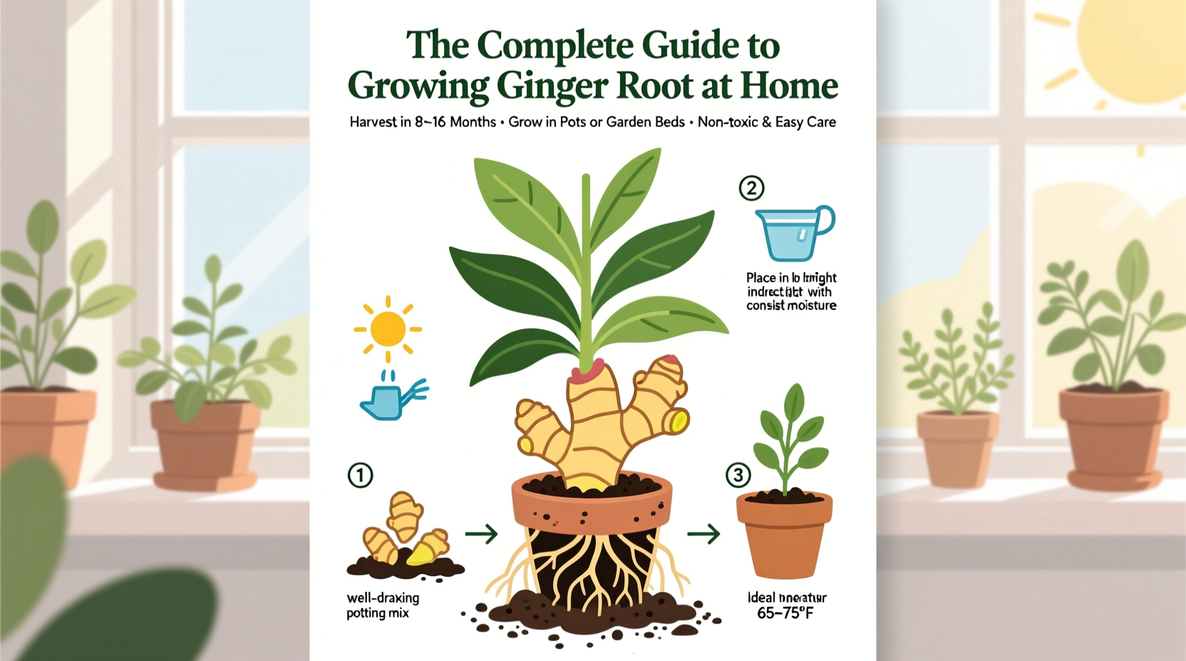 the complete guide to successfully growing ginger root at home