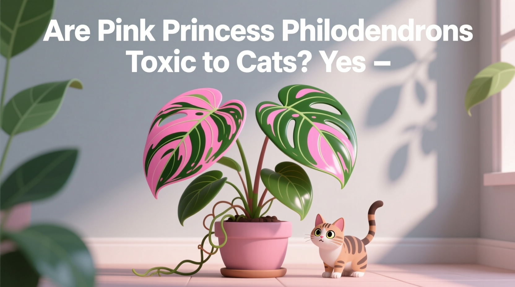 are pink princess philodendrons toxic to cats
