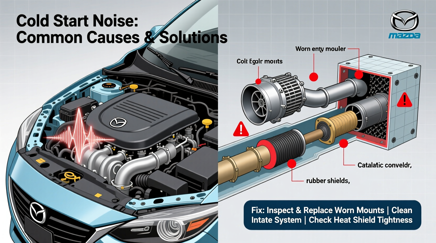 mazda3 cold acceleration noise