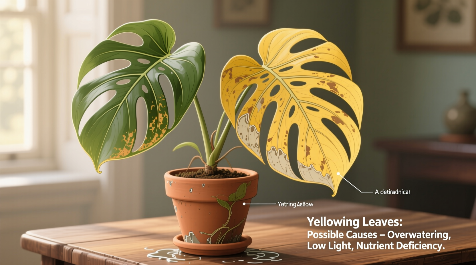 Why Is My Monstera Adansonii Turning Yellow?