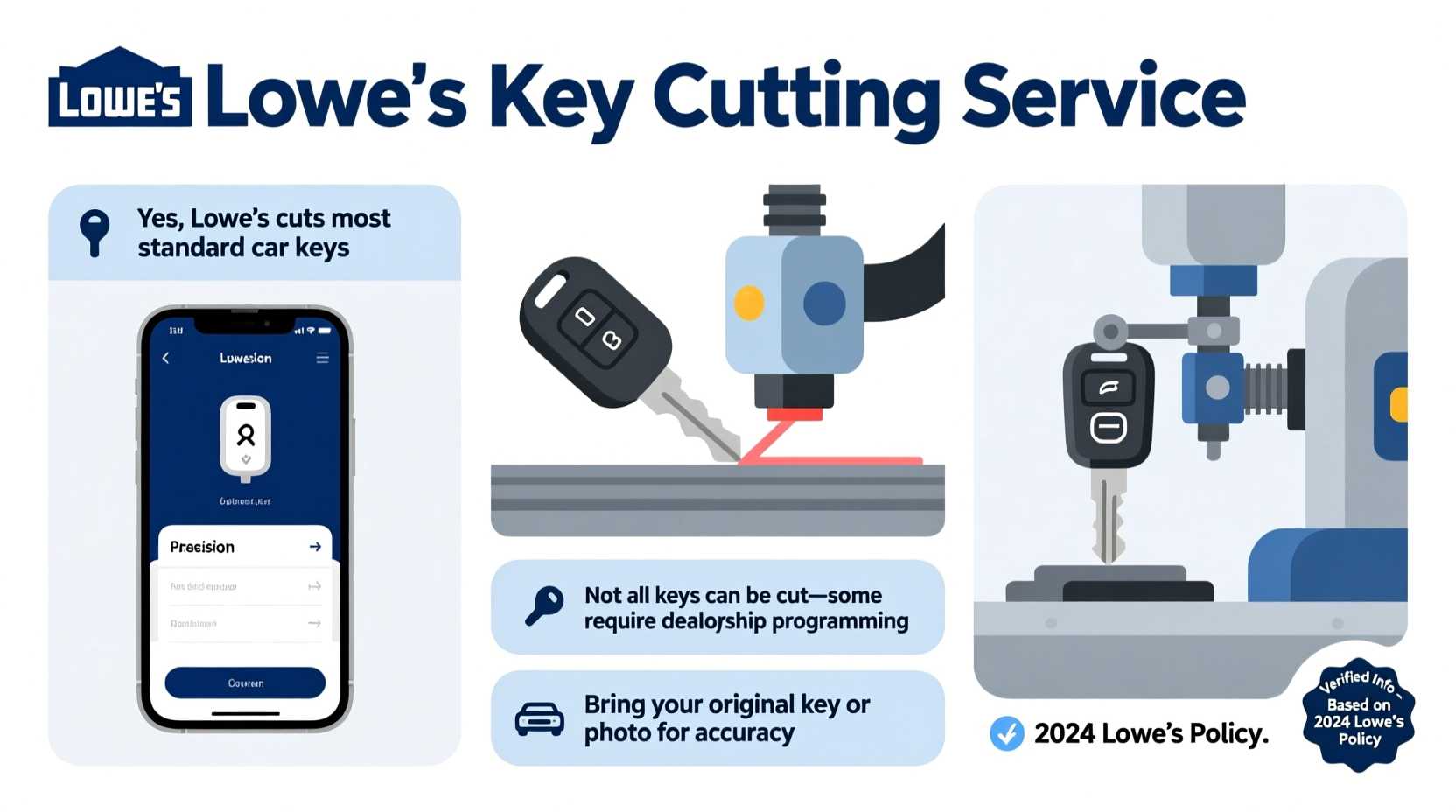 can lowes cut car keys