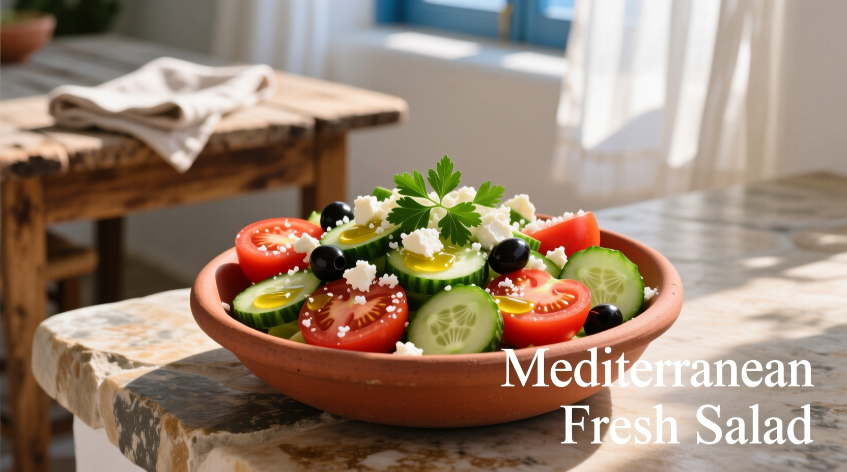 Authentic Mediterranean Tomato Cucumber Salad Recipe
