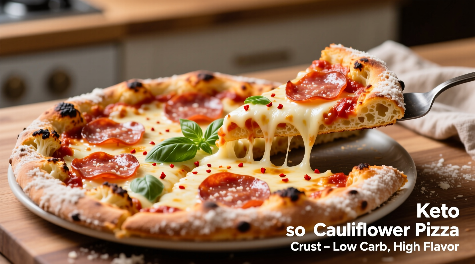 keto cauliflower pizza crust