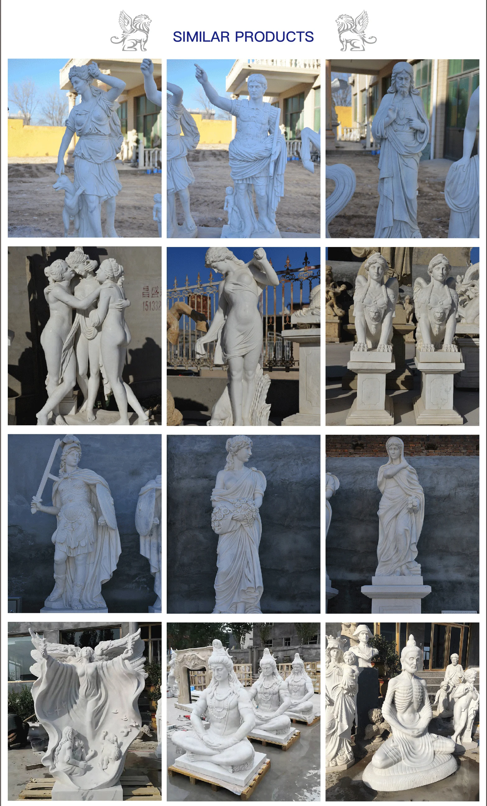 statues de marbre