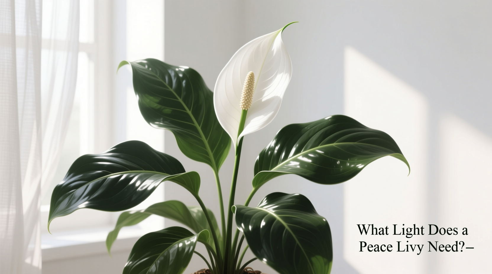 What Light Does a Peace Lily Need?