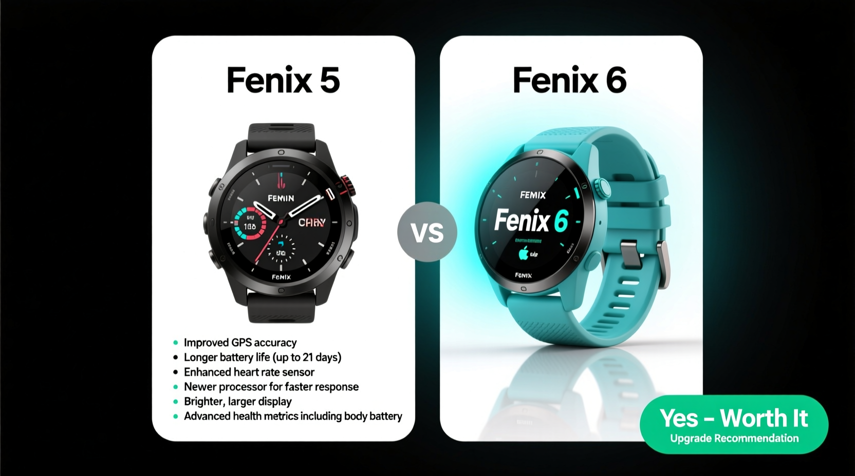 garmin fenix 5 vs 6 is it worth upgrading or is the fenix 5 still good
