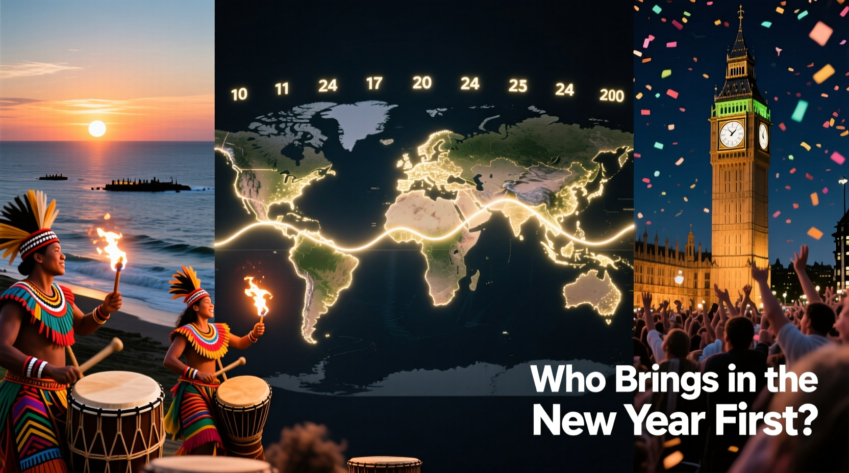 who brings in new year first