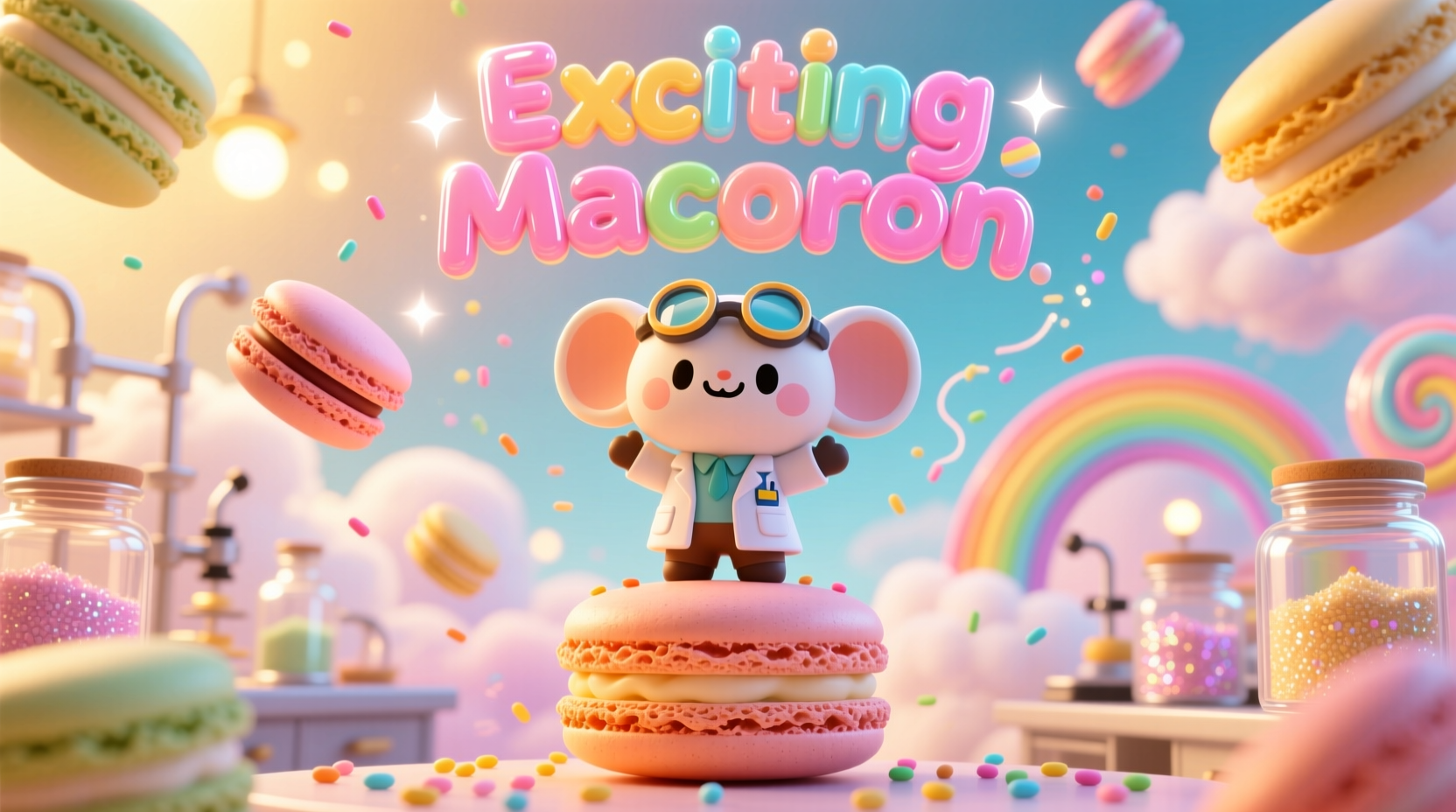 what is the secret labubu name exciting macaron