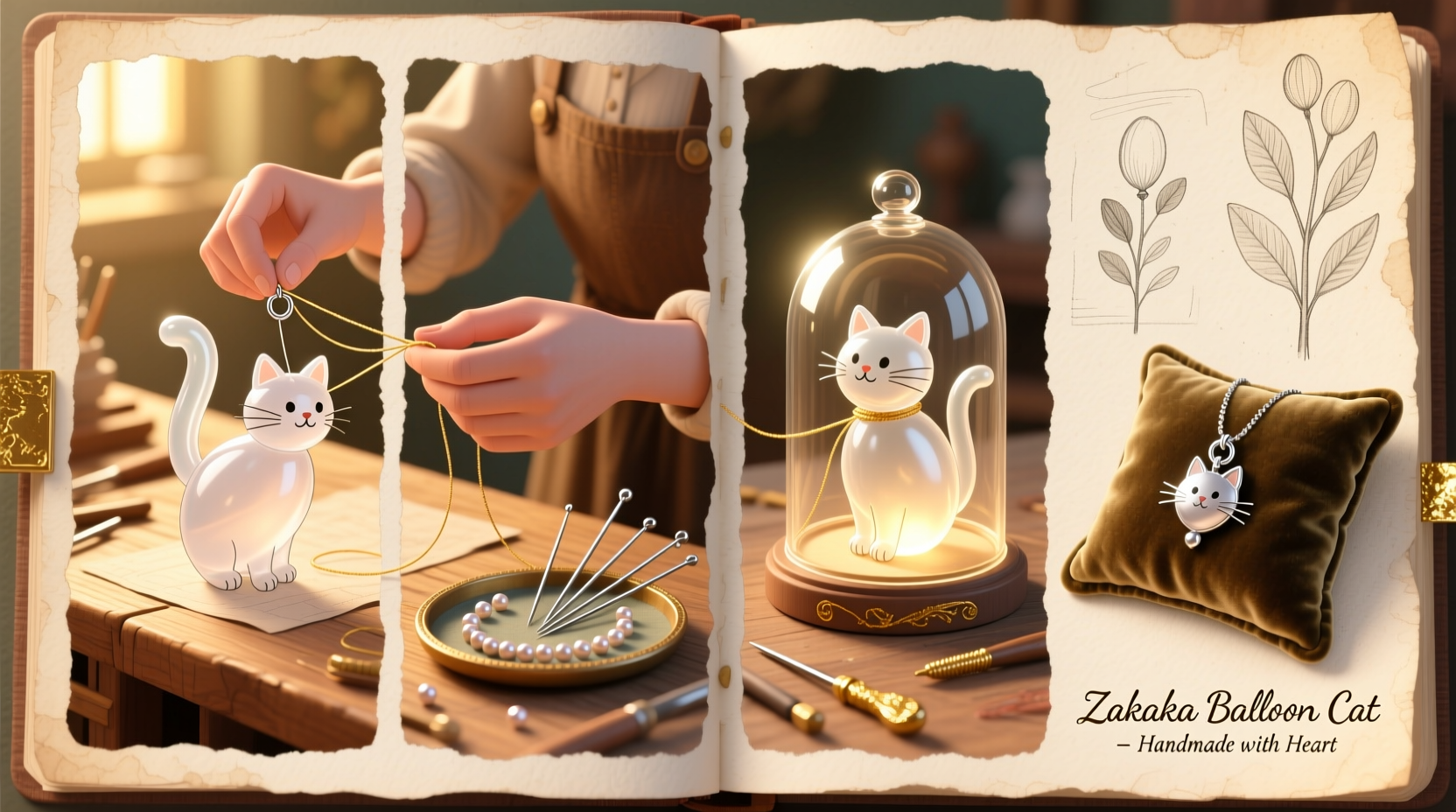 mastering the art of crafting a zakaka balloon cat pendant a step by step creative guide