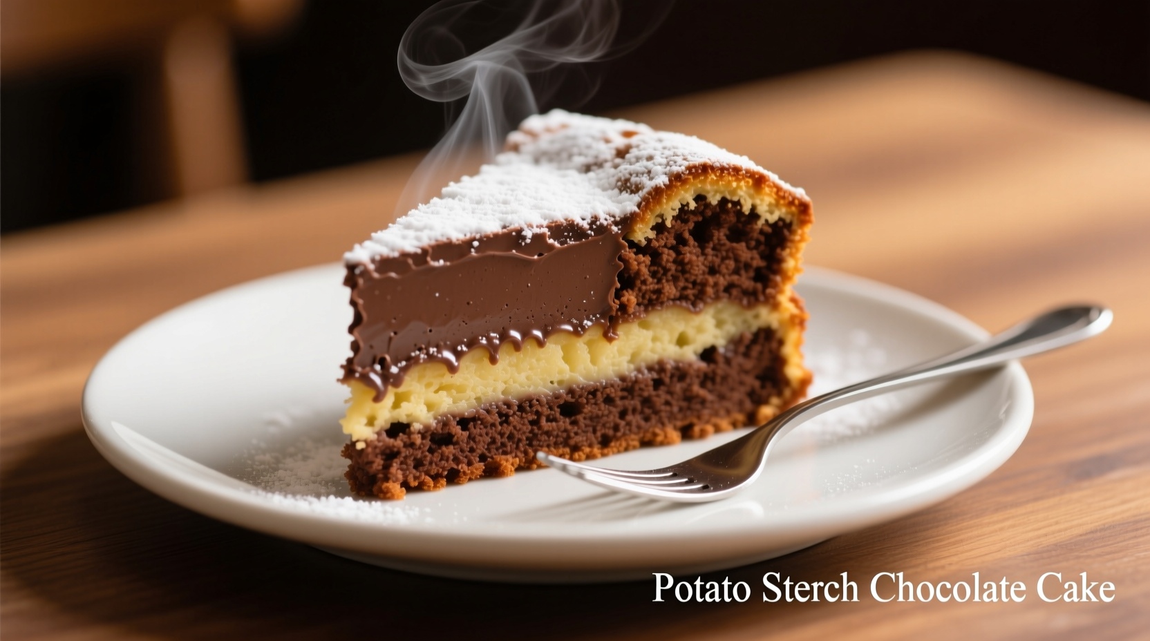 Chocolate cake with potato starch variation