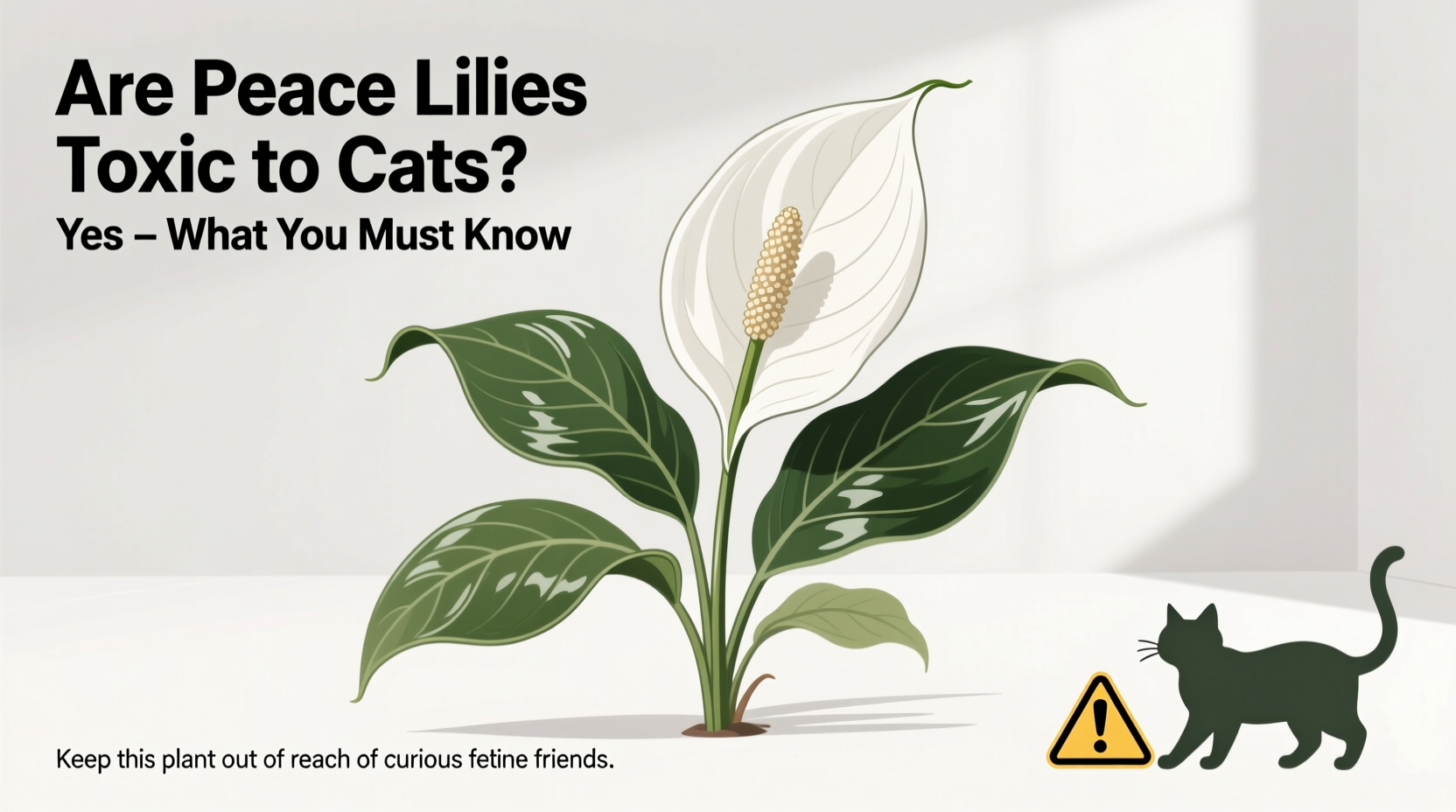are peace lillies toxic to cats
