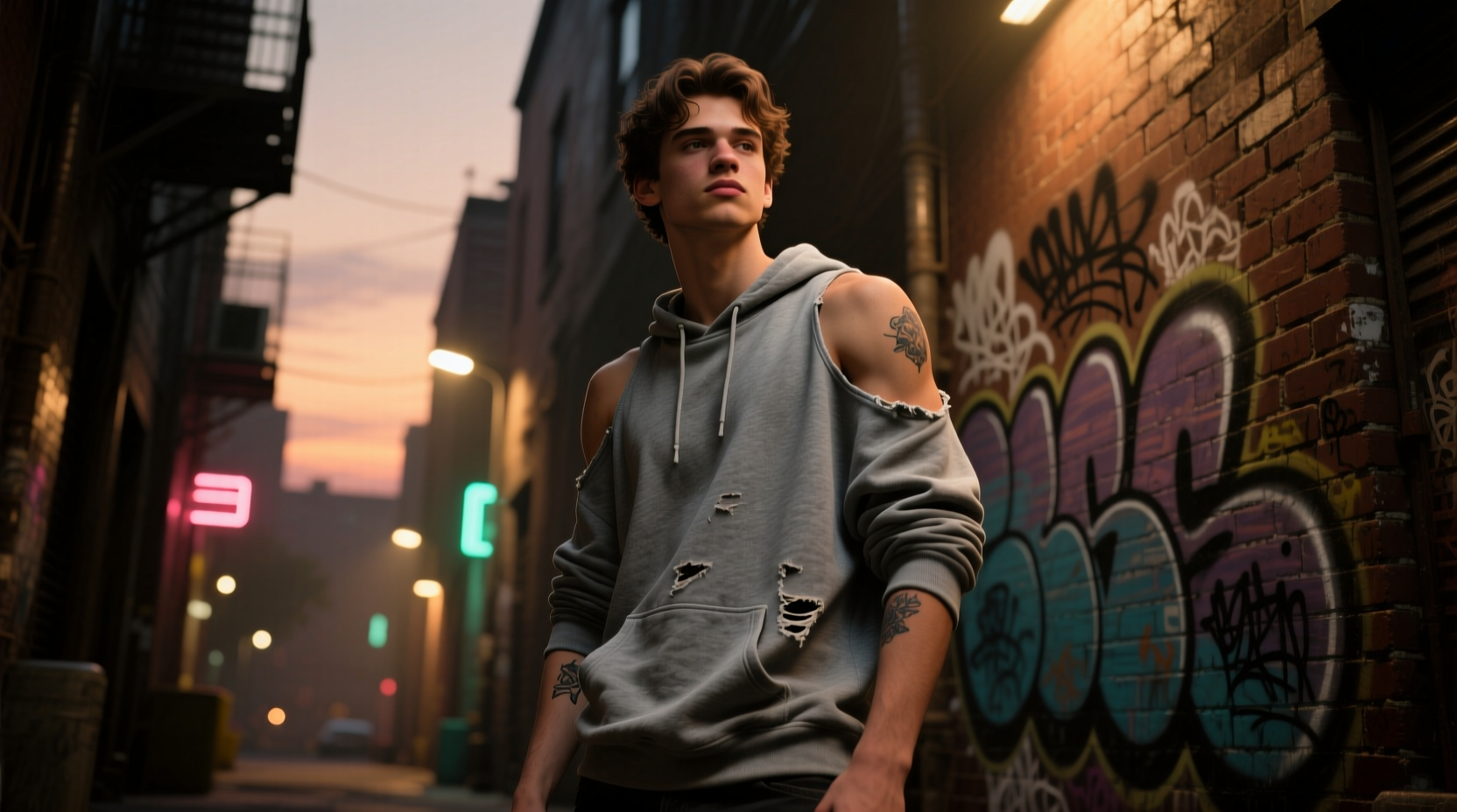 cut the sleeves off your sweatshirt already