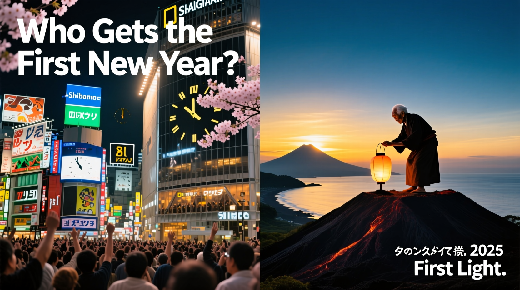 who gets the first new year