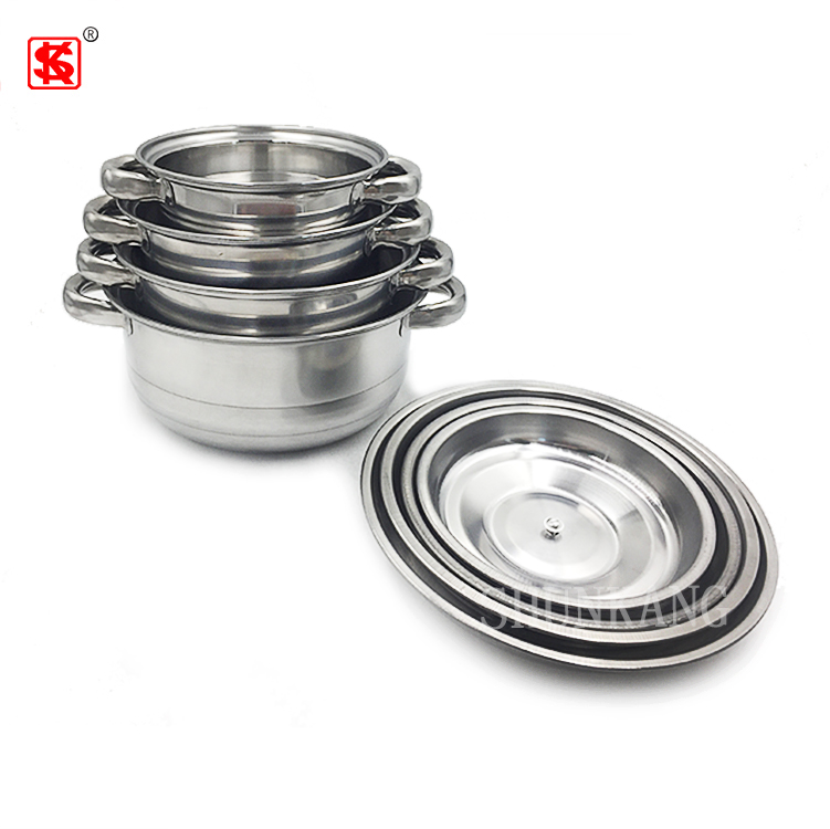 New Stainless Steel cookware set soup stock pot cooking pot set