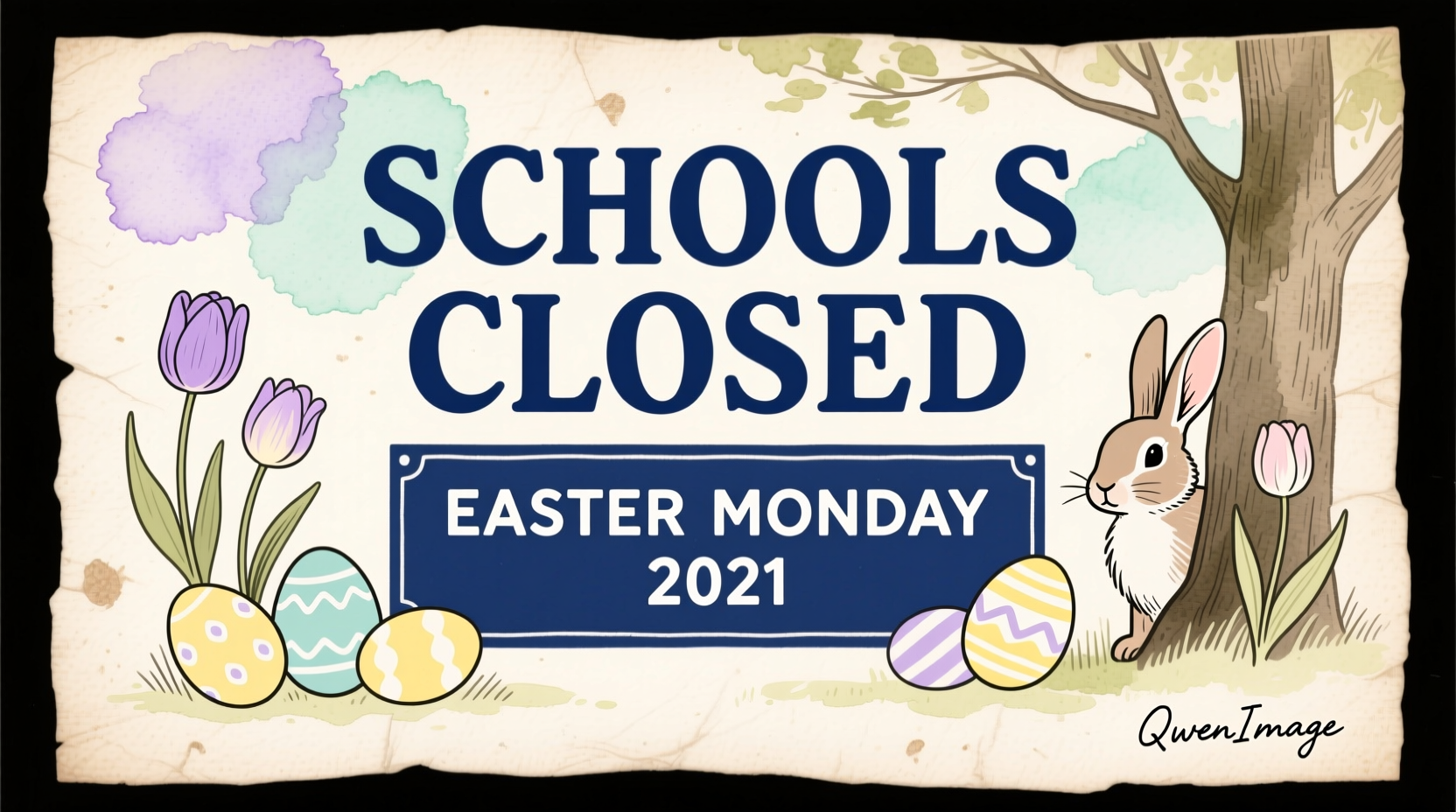 are schools open easter monday 2021