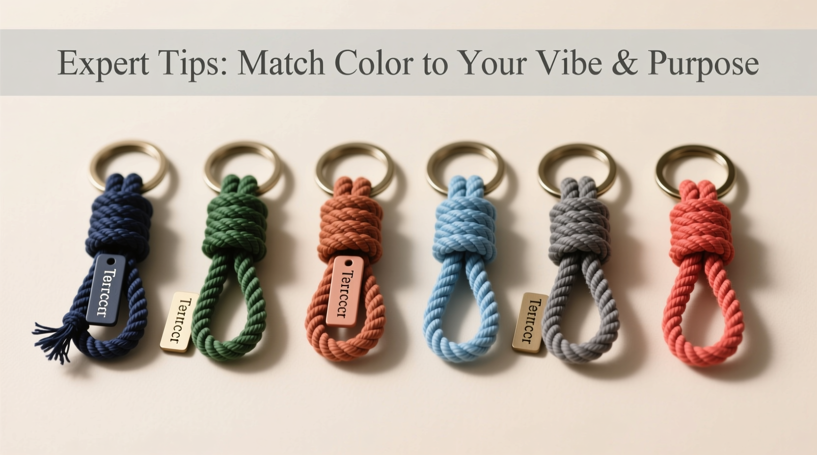 expert tips for choosing the ideal rope keychain color to match your style and purpose
