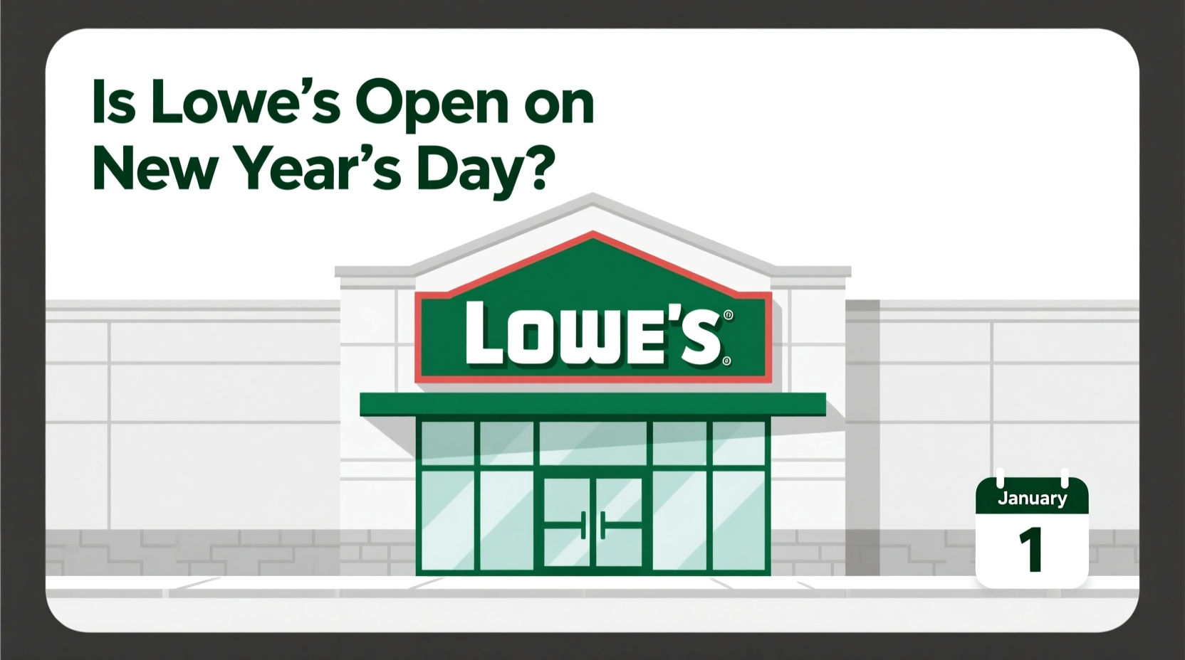 is lowes open on new years