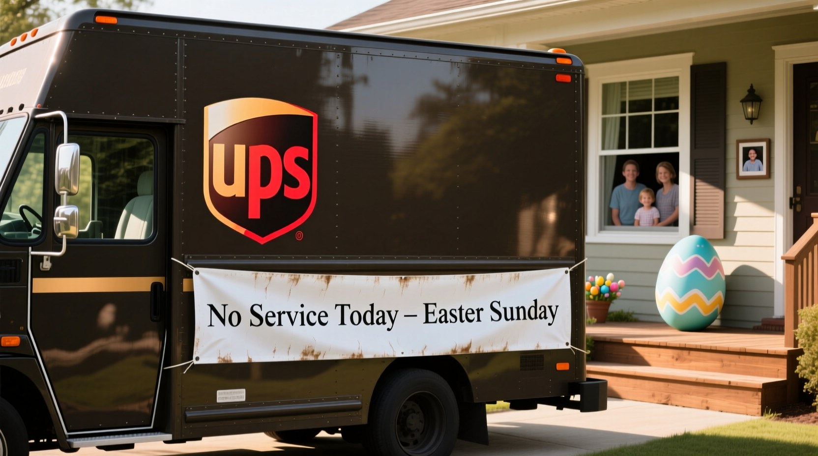 does ups work on easter sunday