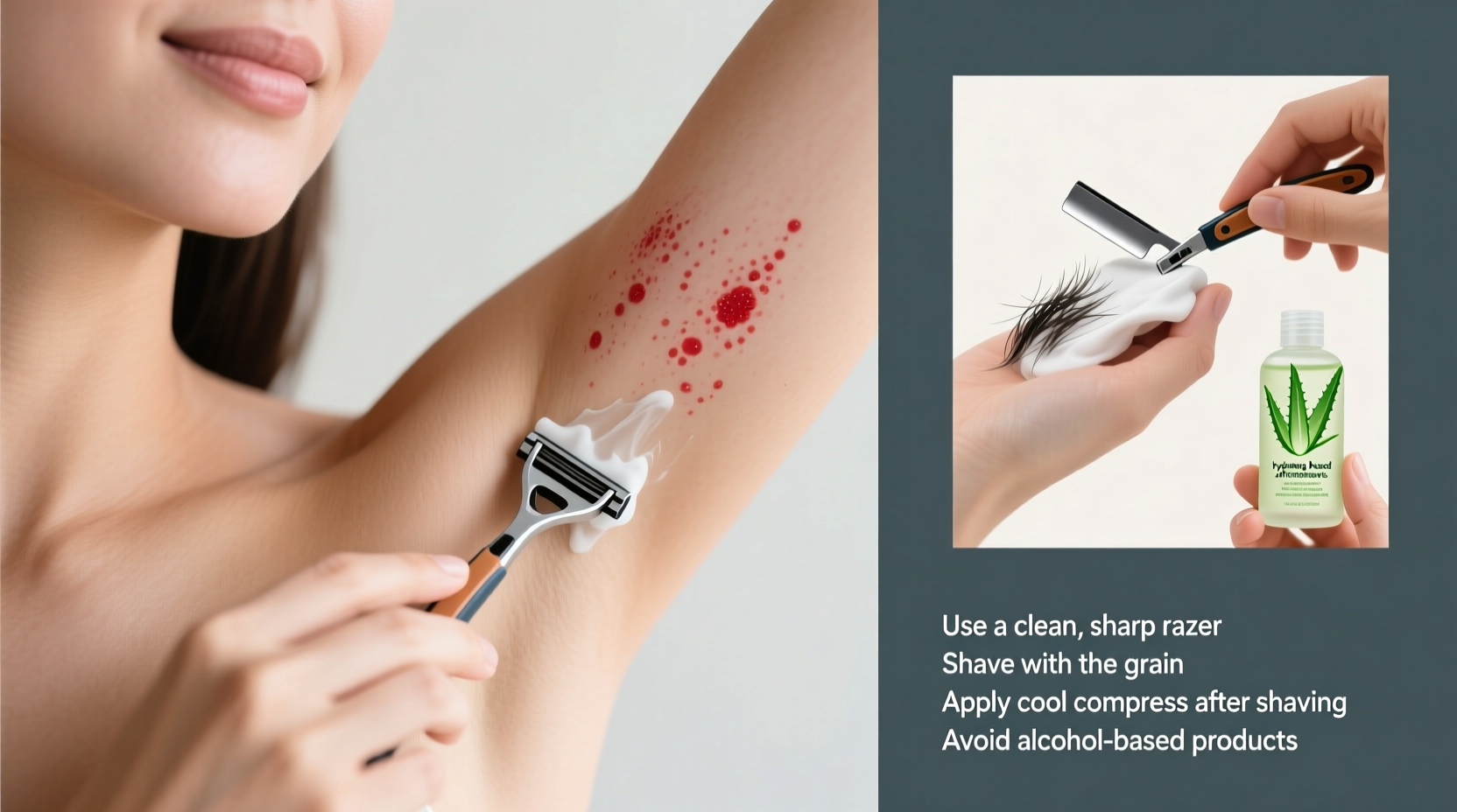 how to soothe and prevent armpit razor burn expert tips for smooth irritation free skin