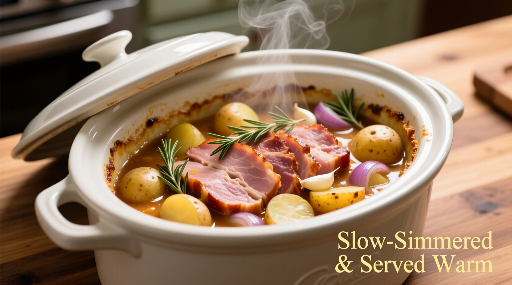 Perfect Ham and Potato Casserole Crockpot Recipe