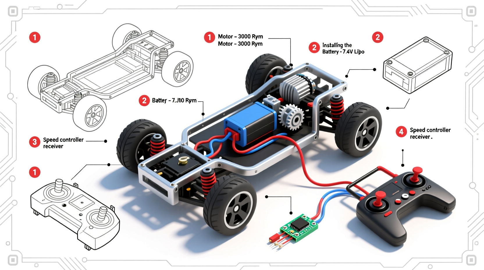 how can i make a remote control car